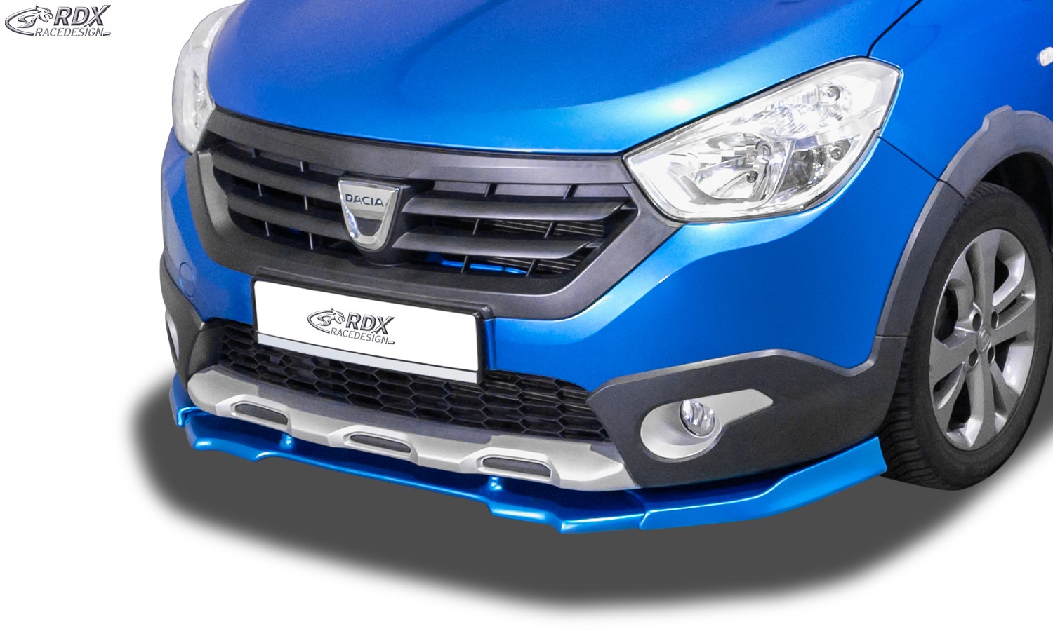 VARIO-X Frontspoiler Dacia Dokker Stepway (SD) (2012-2021) & Dacia Lodgy Stepway (SD) (2012-2022) Frontansatz