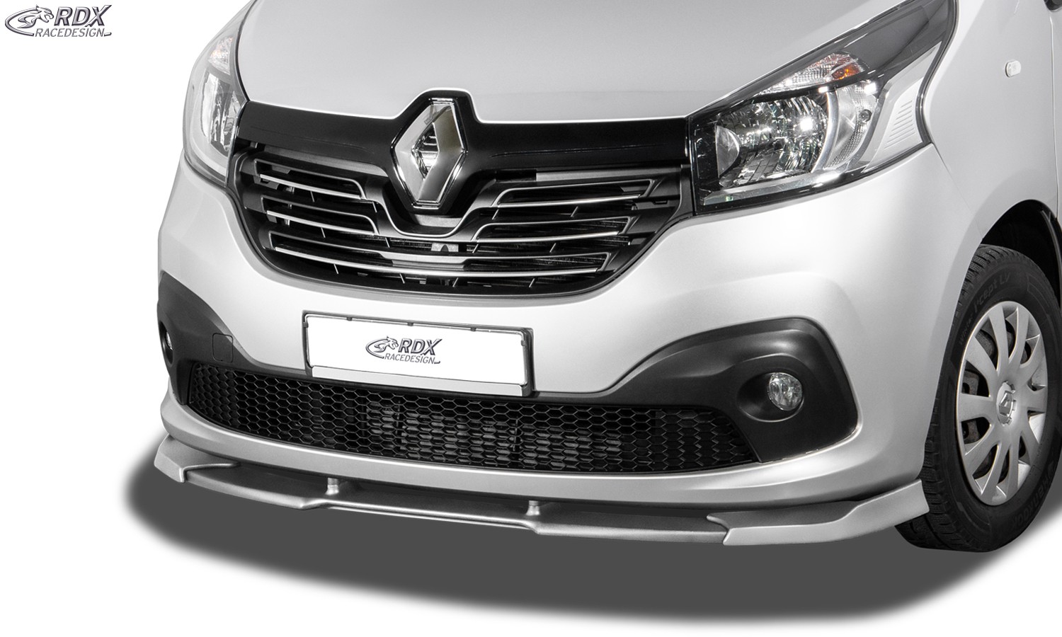 VARIO-X Frontspoiler Renault Trafic (JL) (2014-2021) & Nissan NV300 (J4) (2016-2021) & Opel Vivaro B (F7) (2014-2019) & Fiat Talento (FJL) (2016-2021) Frontansatz