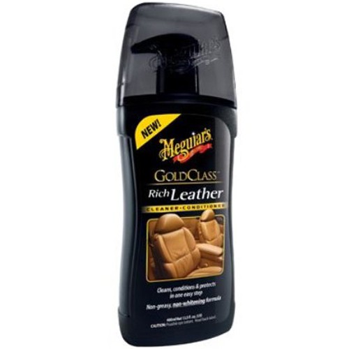 MEGUIAR'S GOLD CLASS RICH LEATHER CLEANER, CONDITIONER (400ml)