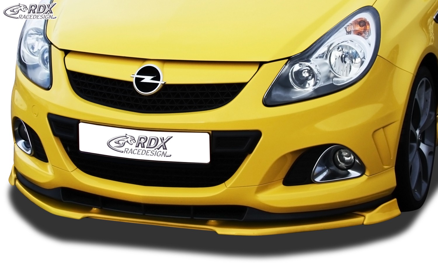 VARIO-X Frontspoiler Opel Corsa D OPC (bis 2010) Nürburgring Edition (Passend an OPC-NRE bzw. Fahrzeuge mit OPC Frontstossstange und NRE Ansatz) Frontansatz