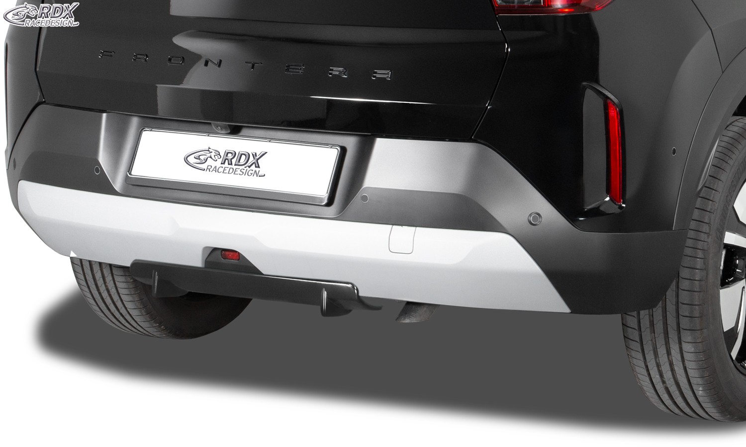 Heckdiffusor "U-DIFF" Opel Frontera & Citroën C3 Aircross (C) (ab 2024) Heckansatz Diffusor