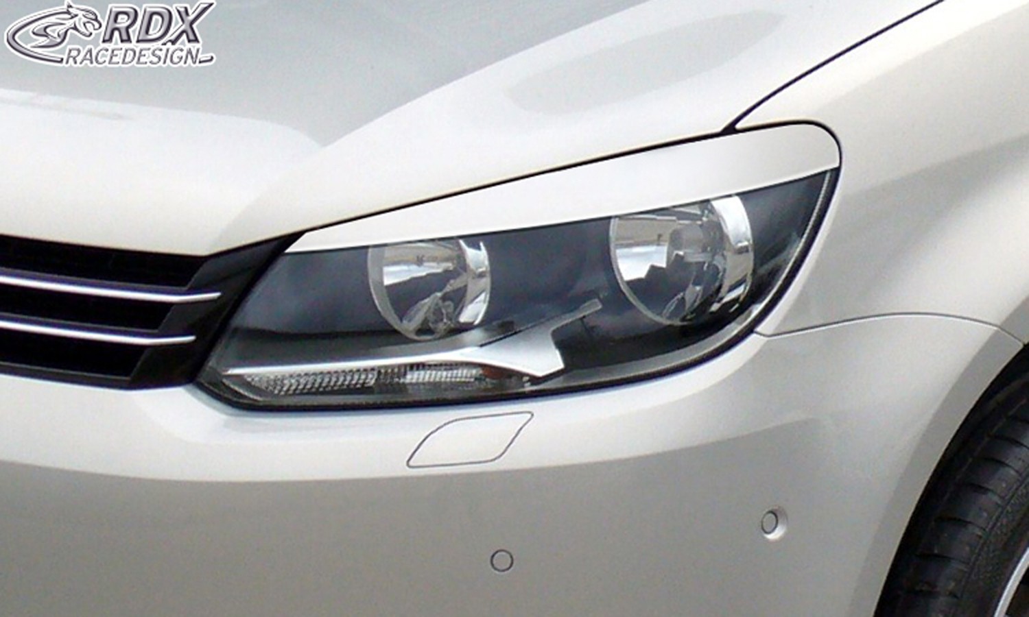 Scheinwerferblenden VW Touran (1T1/GP2) (2010-2015) (Facelift) & VW Caddy (2010-2015) (PU-ABS)