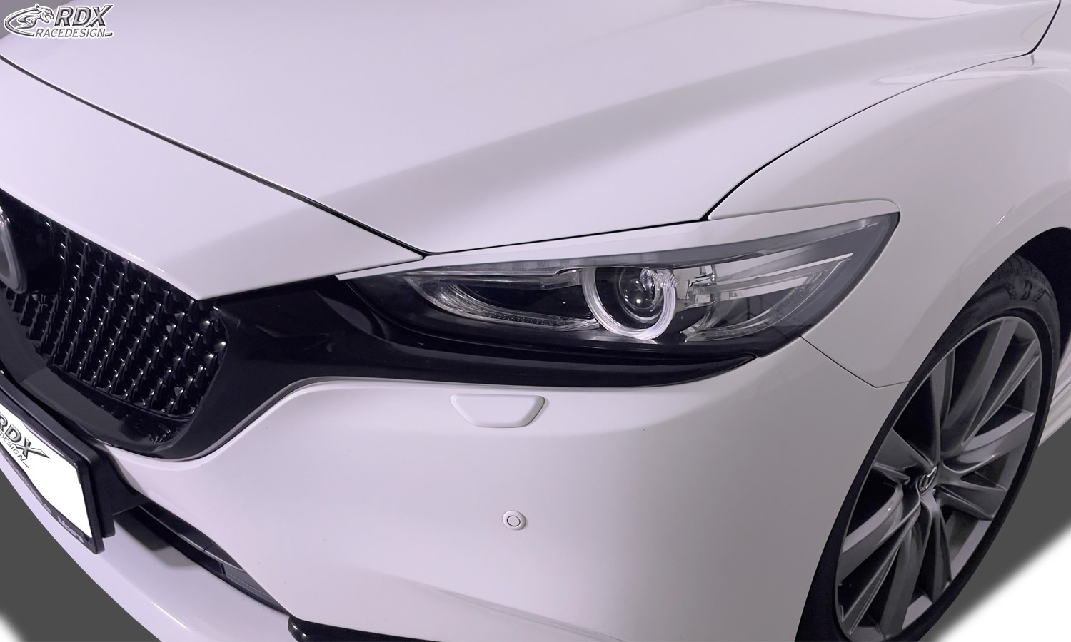 Scheinwerferblenden Mazda 6 (GJ / GL) (2018-2024) (mit CH-Eignungserklärung) (PU-ABS)