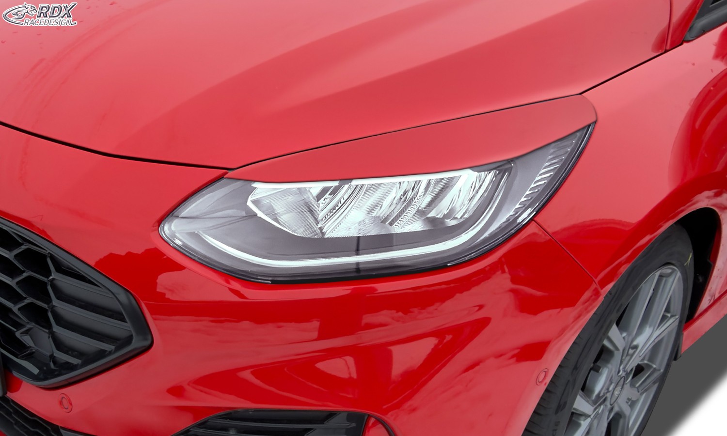 Scheinwerferblenden Ford Fiesta MK8 (JHH) (2022-2024) (mit CH-Eignungserklärung) (PU-ABS)