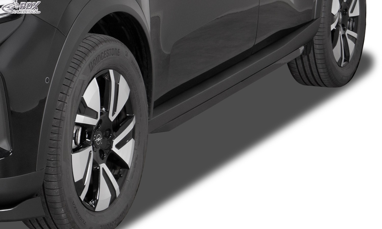 Seitenschweller Opel Frontera & Citroën C3 Aircross (C) (ab 2024) "Slim" (PU-ABS)