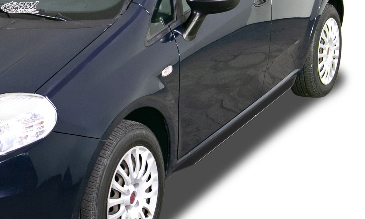 Seitenschweller Fiat Grande Punto, Punto Evo, Punto 199, (2005-2018) "Slim" Seitenleisten (PU-ABS)