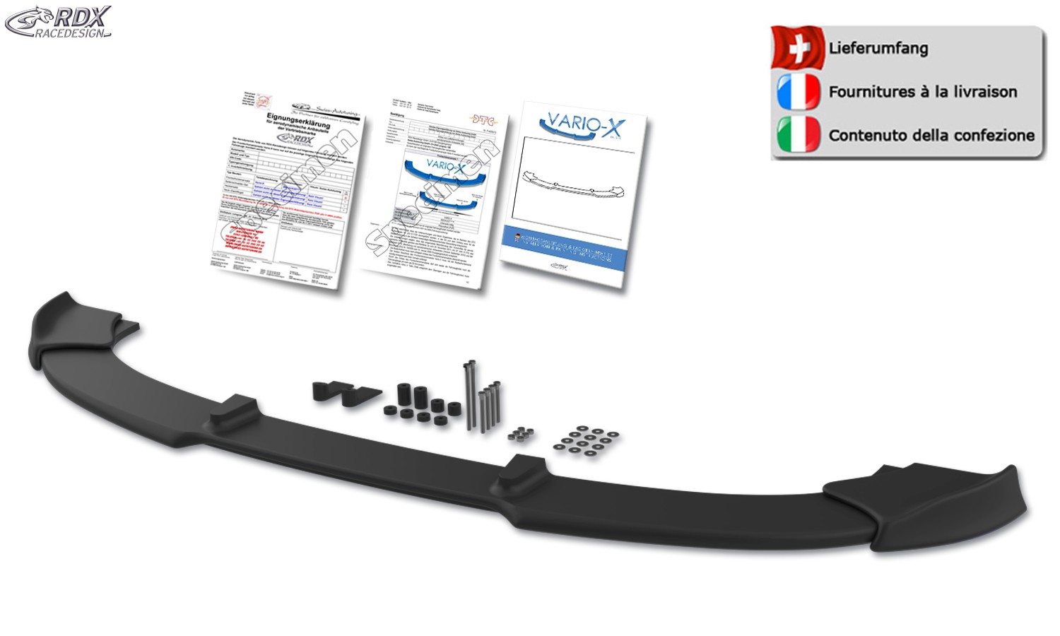 VARIO-X Frontspoiler BMW 3er (E92 & E93) (bis 2010) Frontansatz