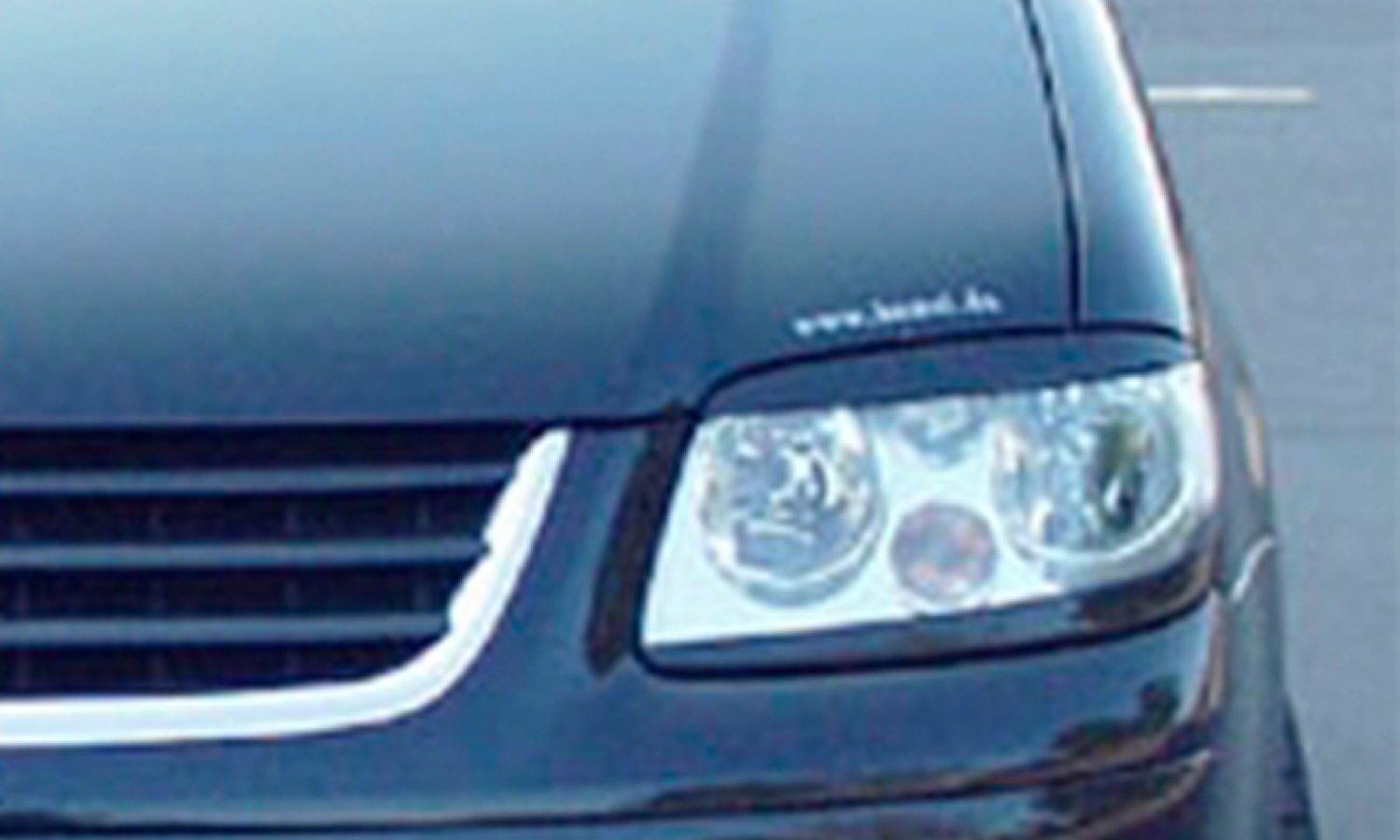 Scheinwerferblenden VW Caddy (bis 2010) & VW Touran (1T) (bis 2006) (PU-ABS) (oben) (mit ABE)