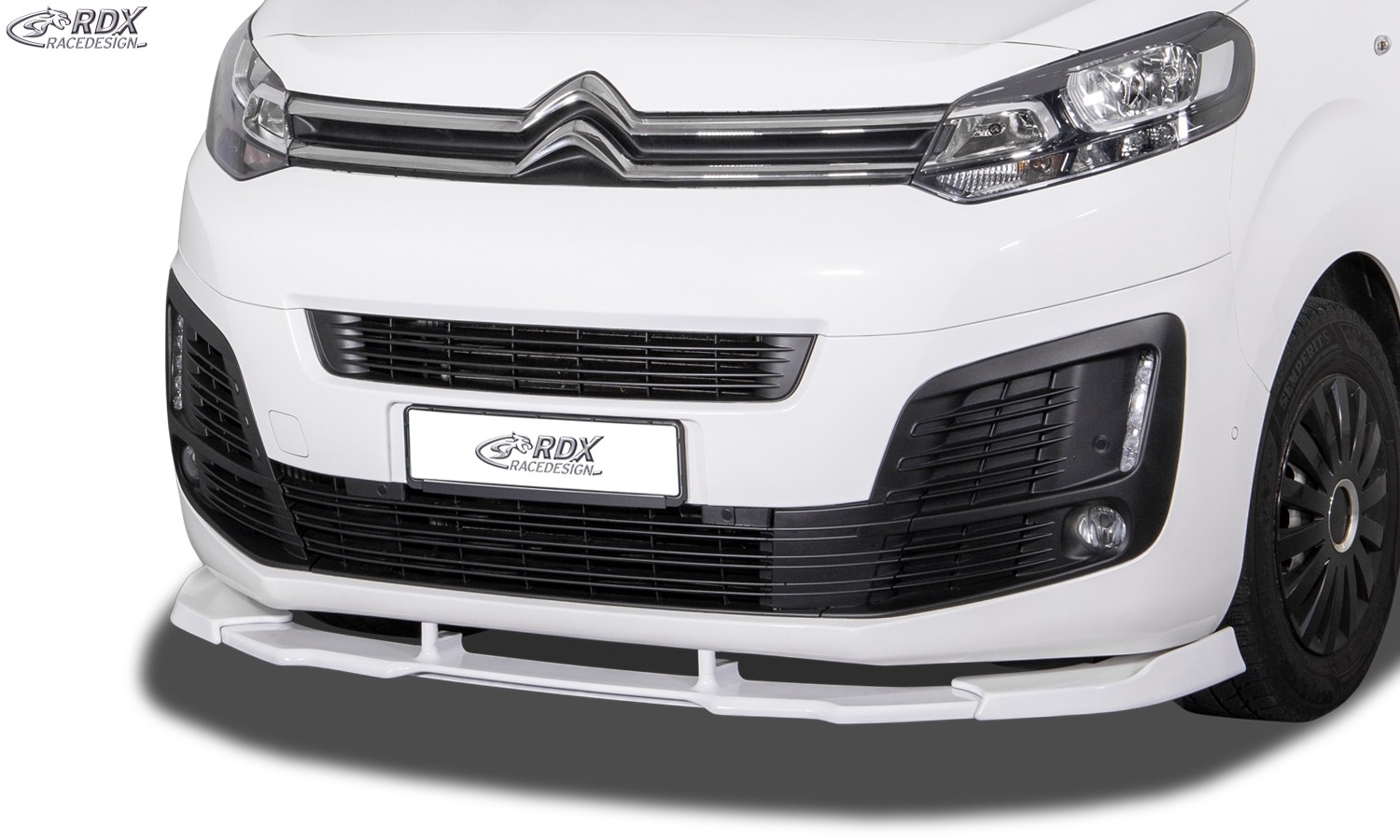 VARIO-X Frontspoiler Citroën Jumpy & Spacetourer (V) / Fiat Ulysse & Scudo (V) Opel Zafira Life & Vivaro (V) / Peugeot Expert & Traveller (V) / Toyota ProAce & ProAce Verso (V) Spoilerlippe